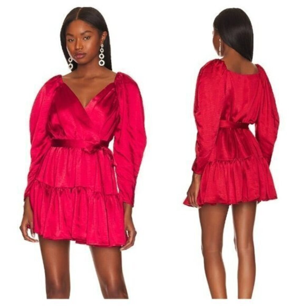 Lovers and Friends Croix Mini Dress - Cherry Red